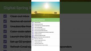 An extra hour of sun = your reward for being so productive ✅☀️ #Shorts