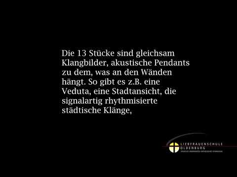 Musikunterricht in der Klasse 9c - Natura morte Dieter Schnebel
