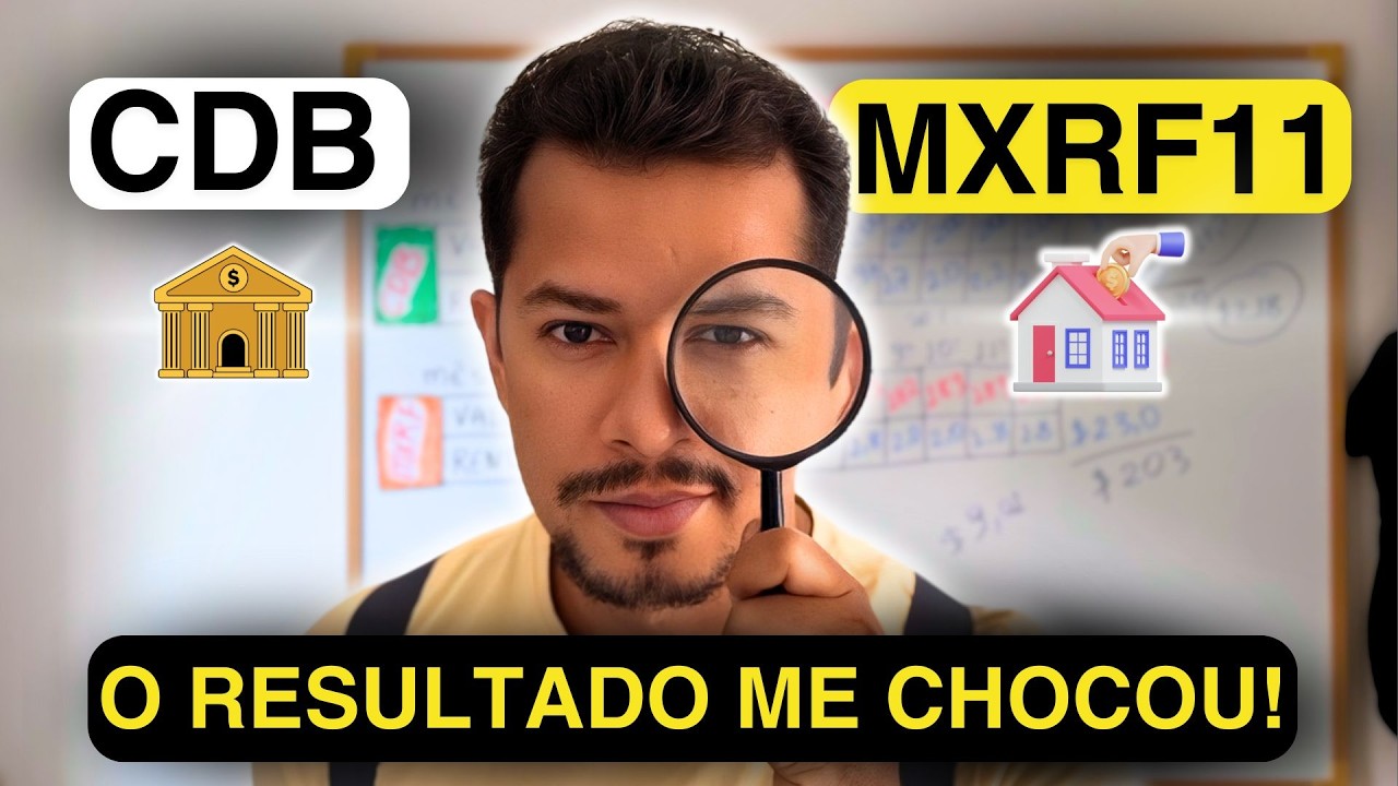 CDB vs. MXRF11: Which yielded more? [Month-by-month test]