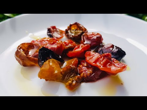 Pomodorini confit al forno e sott’olio