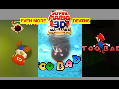 EVEN MORE Super Mario 3D All-Stars Deaths