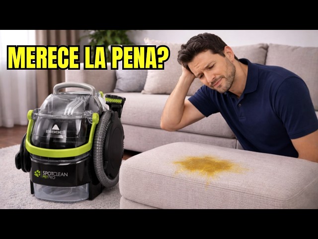 Vídeo relacionado con BISSELL 15585 SpotClean Pet Pro Portable, Black/Green, 750 W