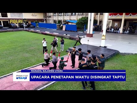 KAPOLDA SULUT PIMPIN UPACARA TAPTU SAMBUT HUT KE-80 RI