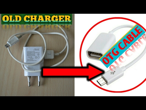 How to make OTG cable from an old charger less than 10 min.