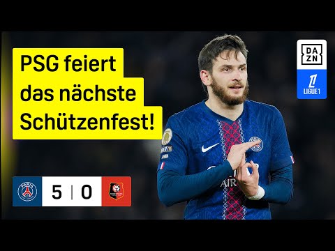 PSG - Rennes | 15. Spieltag | Ligue 1 | DAZN Highlights