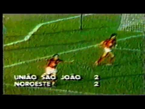 União São João 2 x 2 Noroeste - Paulista A-1 1990