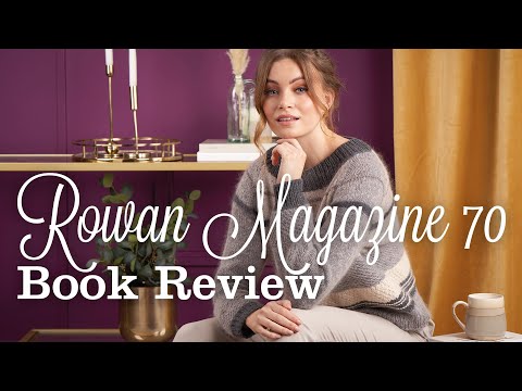 Rowan Magazine 70 Autumn Winter 2021 - Knitting pattern book review