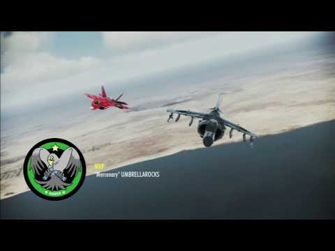 Ace Combat Infinity - Co-Op Battle 886 - AV-8B MVP!