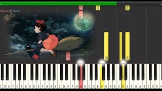 Message Of Rouge | Piano Tutorial | Kiki's Delivery Service