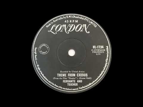 1961: Ferrante and Teicher - Theme from Exodus - mono 45