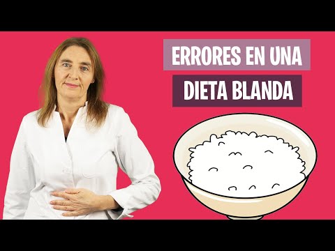 ERRORES comunes en una DIETA BLANDA | Qué comer en una dieta blanda | Nutrición Dietética