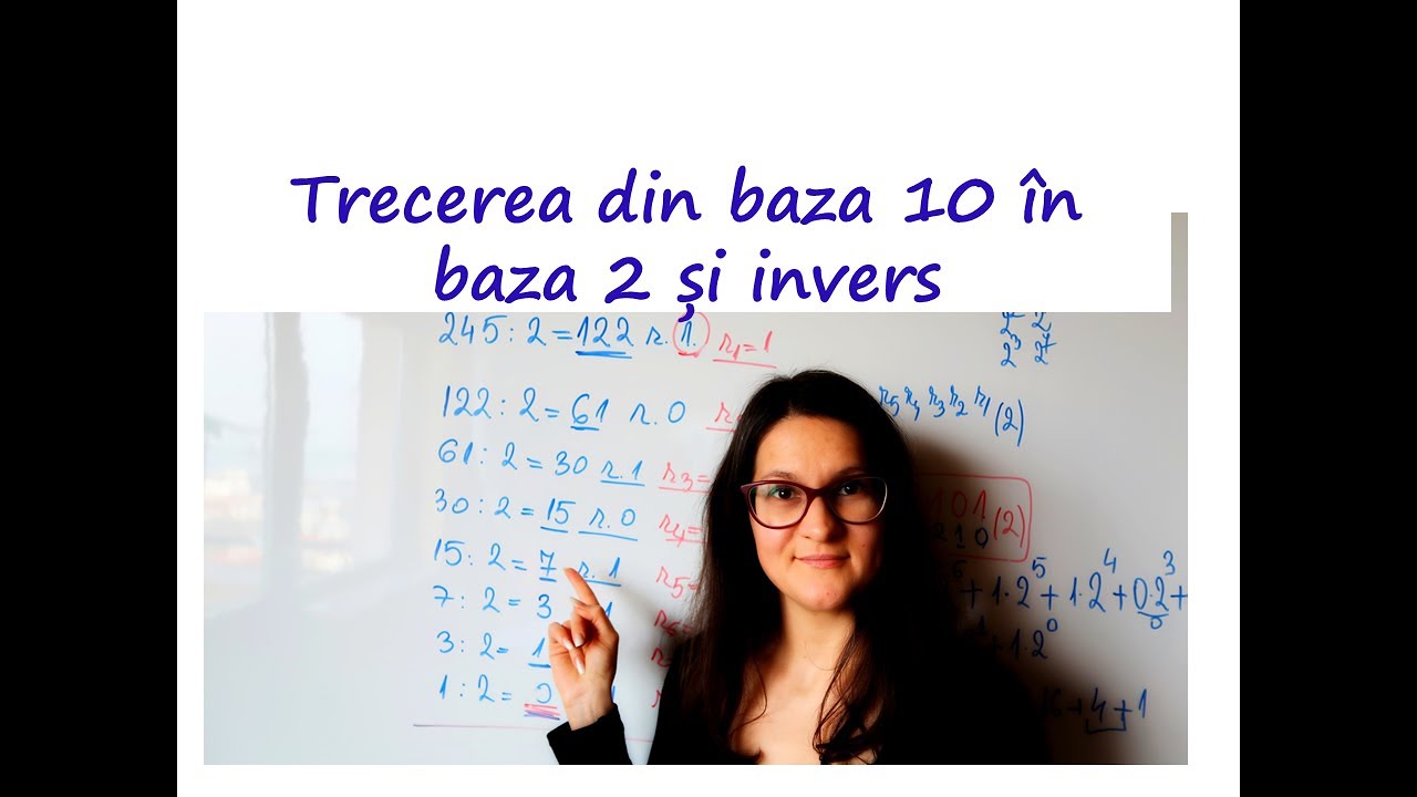 Scrierea în baza 2 Scrierea in baza 10 ?? Clasa a V-a #scriereainbaza2 #scriereainbaza10