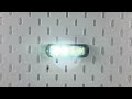 Výstražné LED světlo 12V / 24V - 4x3W LED bílý Predátor / ECER10 (95,5x28x21mm) - Video Youtube