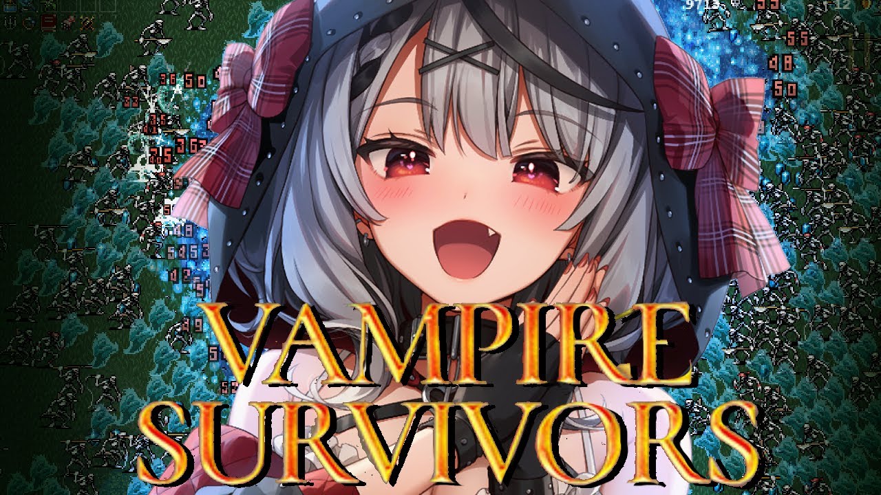 【vampire survivors】沙花叉VSエアプワザップVSダークライ【沙花叉クロヱ/ホロライブ】