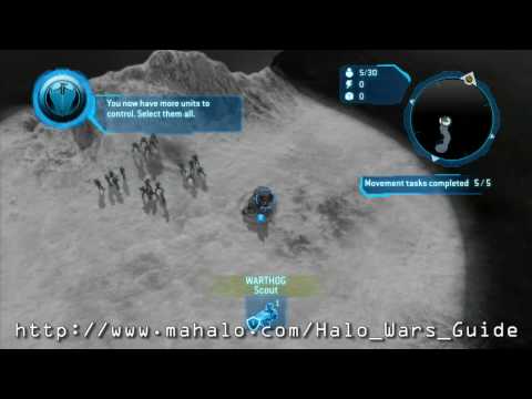 Halo Wars Walkthrough - Basic Training Tutorial HD