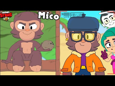 MICO ORIGIN STORY - BRAWL STARS ANIMATION