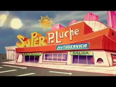 La familia peluche el supermercado