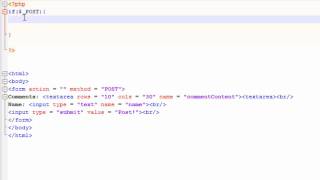 How to create a simple comment system in PHP