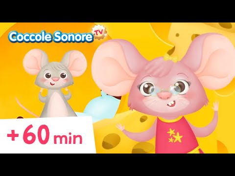 🐭Topolino Topoletto - 1h di divertimento per bambini 🎵 Coccole Sonore