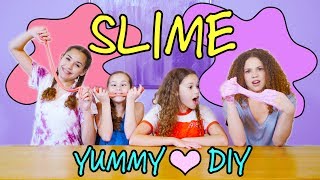 YUMMY SLIME DIY! (Haschak Sisters)