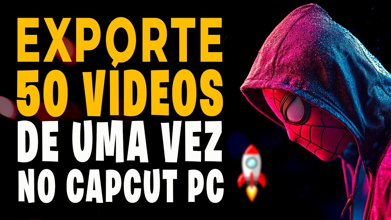 GENIAL - aprenda a  EXPORTAR 50 VIDEOS de uma VEZ no CAPCUT PC - FÁCIL