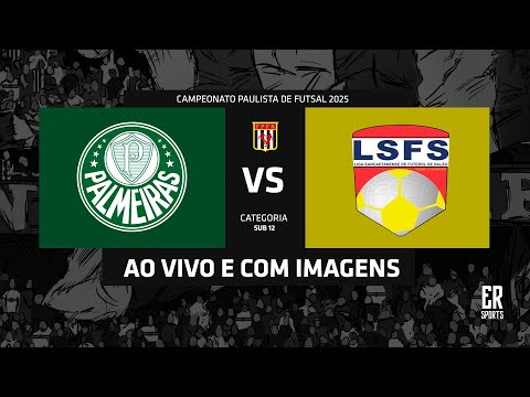 Palmeiras x Liga Sancaetanense - SUB 12 | 01/11/2025 | AO VIVO | Quartas de Final | Paulista | Ouro
