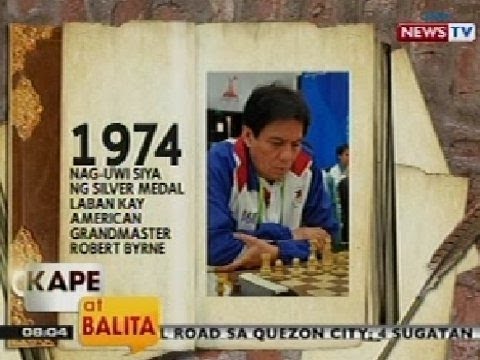 KB: Panghimagas: 1974: Hinirang bilang Asia's First Grandmaster ng chess si Eugene Torre