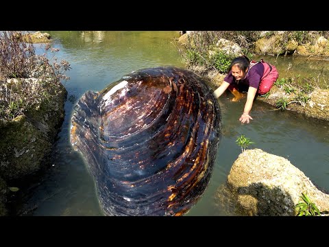 I'm having fun today, it's all big river clams and pearls