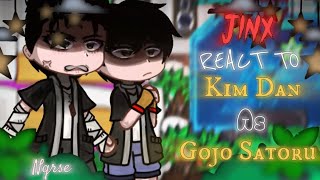 JINX react to Kim Dan as Gojo Satoru! ¦¦ Jinx x Jujutsu Kaisen ¦¦ GCRV ¦¦ finally back 🥹💗