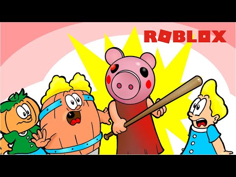 No Pigs in the City - Piggy Roblox, Barrel, Rafa and Big Head