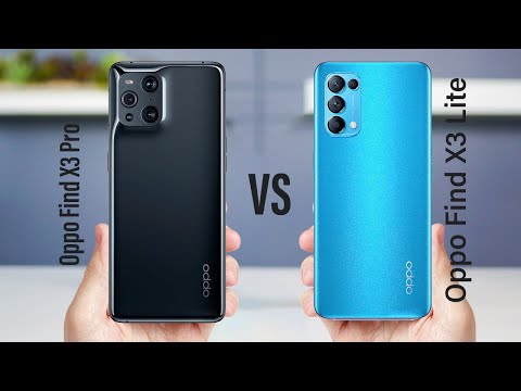 Oppo Find X3 Pro vs Oppo Find X3 Lite - Specs Comparison