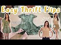 Transforming THRIFTED Clothes Into My Dream Wardrobe EASY Sewing Tutorials