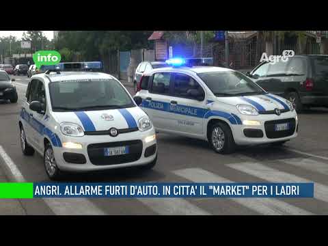 Angri allarme furti d'auto. In città market per i ladri