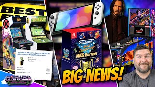 Arcade1Up Golden Tee Deluxe Best Buy Update, Stern Pinball John Wick Controversy & Big Nintendo News