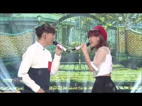 140223 Soyou X JunggiGo - Some @ Inkigayo