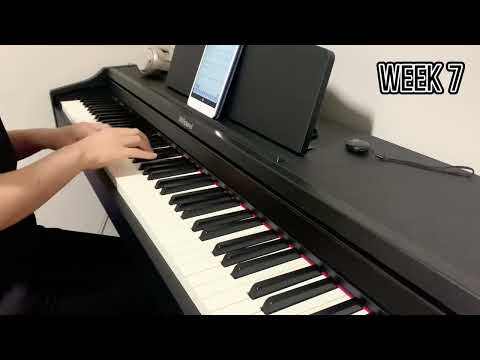 Piano Progress Week 7，John Thompson’s easiest piano course | 钢琴学习记录第七周，小汤3