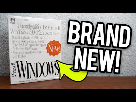 30 Years of Windows 3.1 - Unboxing a BRAND NEW Copy!