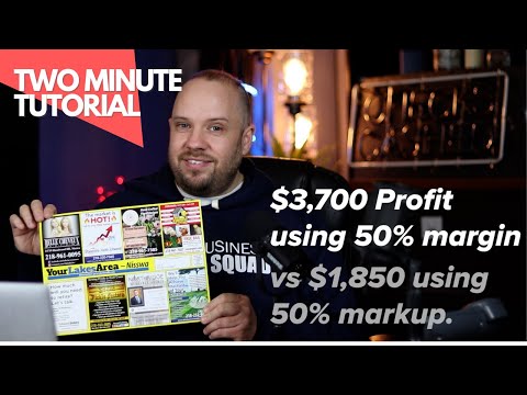 Margin vs Markup in two minutes - Fix this pricing mistake fast