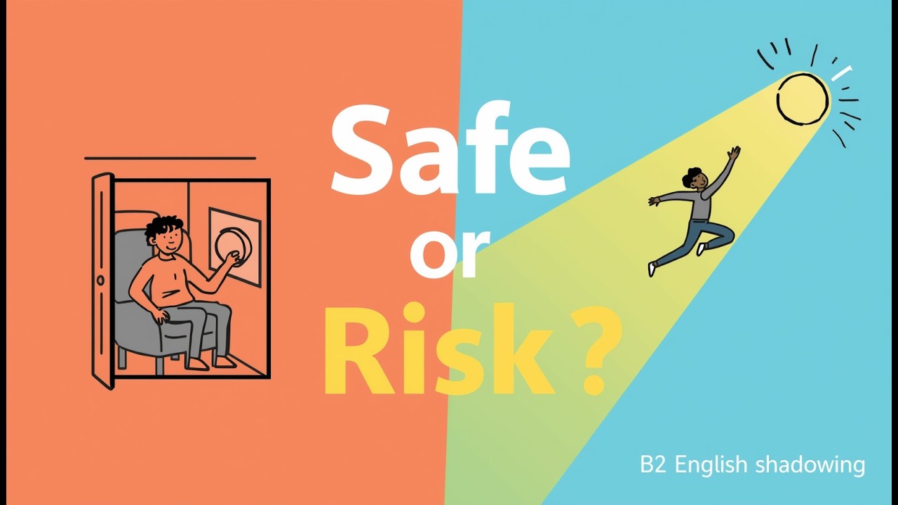 Take Risks While You Can | B2 English Shadowing - YouTube video featuring the word flexible