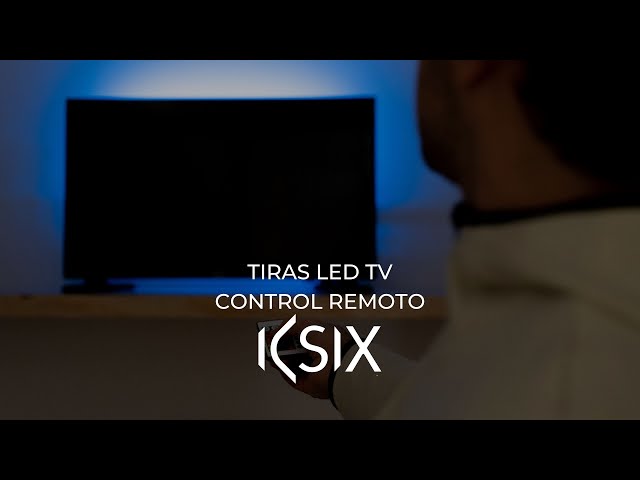 Striscia LED RGB colorata Ksix per TV con telecomando 3m video