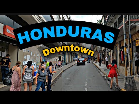 HONDURAS TEGUCIGALPA🚘❤️  EL CENTRO! 4K GOPRO ASI ES.. ✈️