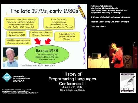 A History of Haskell: being lazy with class