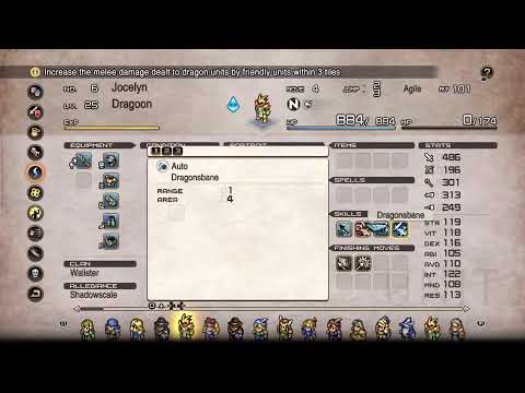 Tactics Ogre: Reborn ( - Grind skill pts -Story Playthrough 05 - )