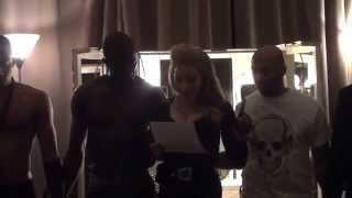 Madonna - Detroit Group Prayer With Her Father Silvio Ciccone - Pre-Show -  The MDNA Tour - 2012