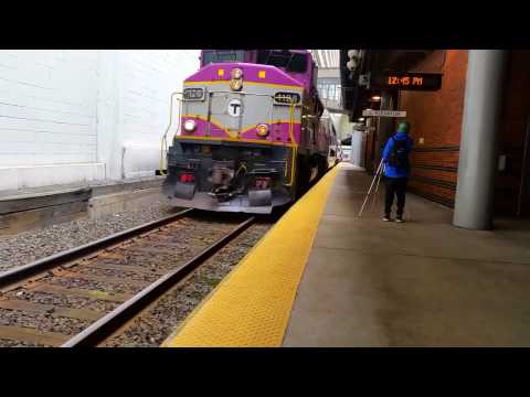 @thembta  Train to Worcester arrives at Back Bay Station