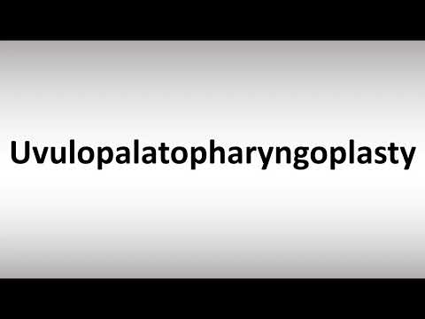 Part of a video titled How to Pronounce Uvulopalatopharyngoplasty