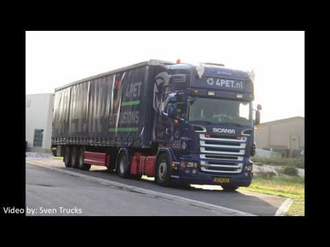 4Pet Scania R500  V8 openpipe sound! [On/Off board]