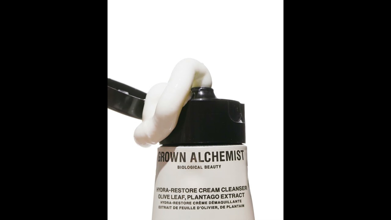 Grown Alchemist Hydra-Restore Cream Cleanser - Зволожуючий очисник кремової текстури Листя Оливок і Подорожника, 100 мл