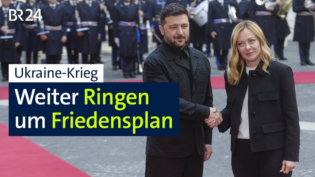 Ukraine-Krieg: Weiter Ringen um Friedensplan | BR24