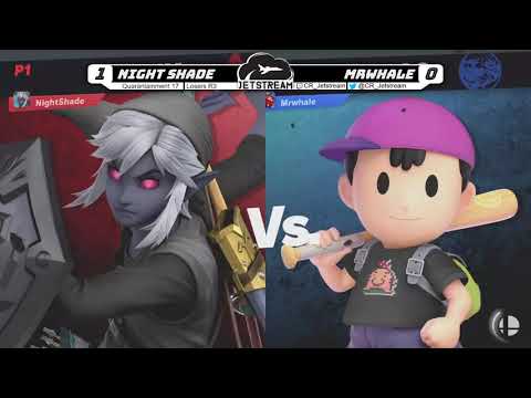 Quarantainment 17 Losers R3 - Night Shade (Link) Vs. Mrwhale (Fox, Ness) Smash Ultimate - SSBU